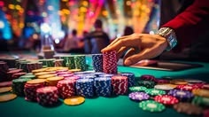 available types of Land Casino bet including pre-match live express and system bets